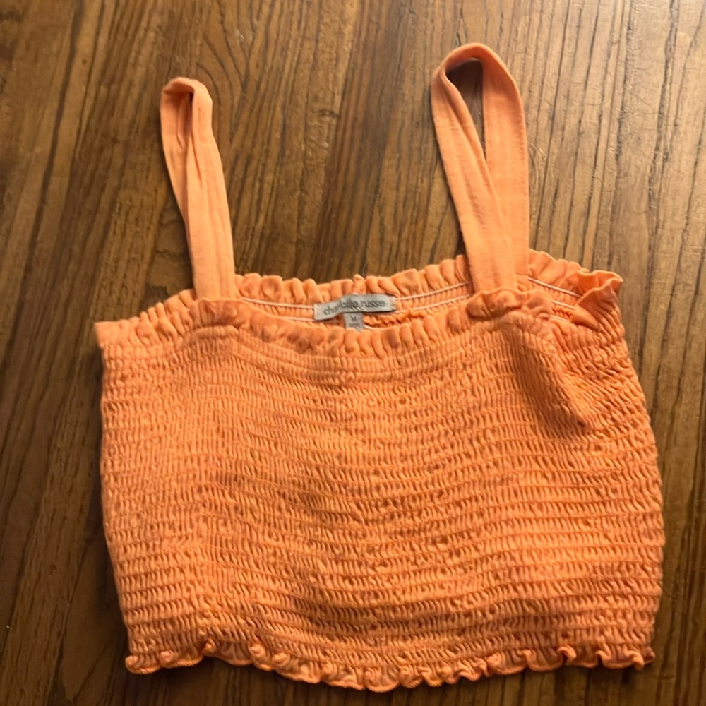 peach crop top